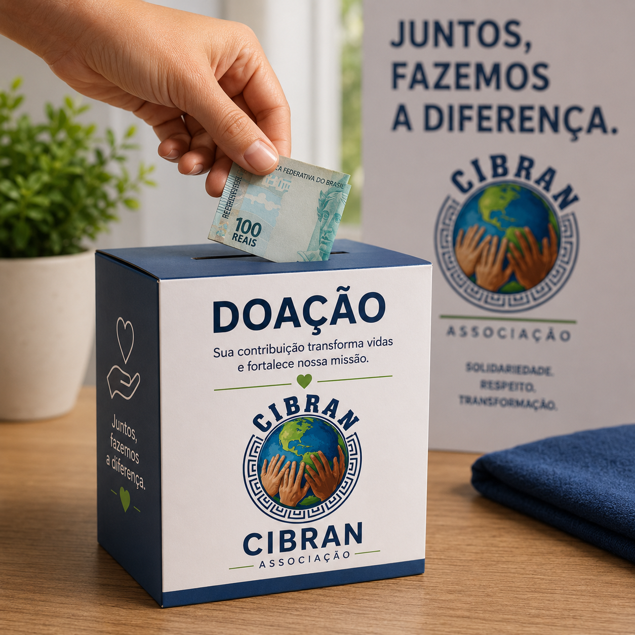 Doação para ASSOCIAÇÃO NOVA CIBRAN